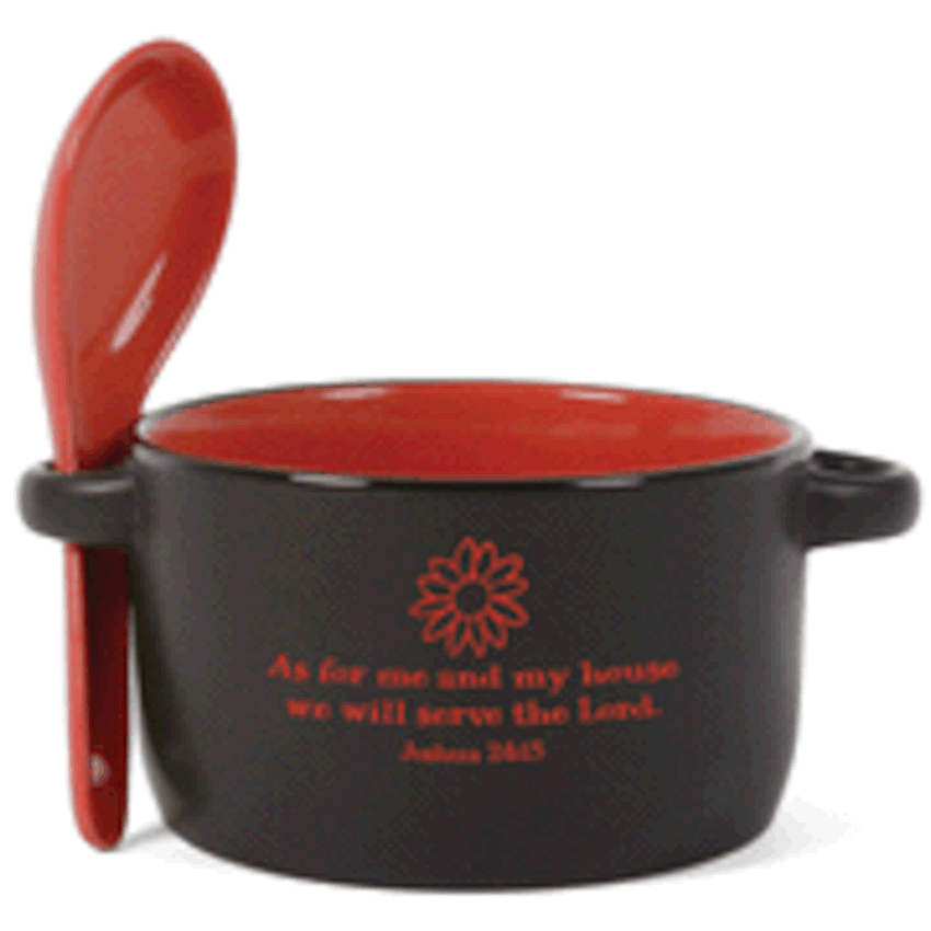 As For Me And My House Personal Bowl w/ Spoon