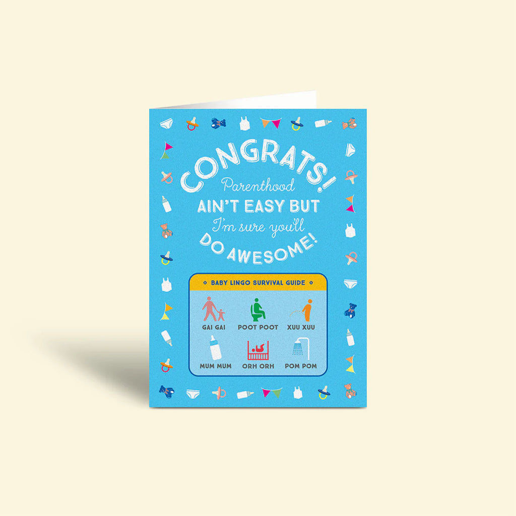Baby Lingo | Congratulations Card