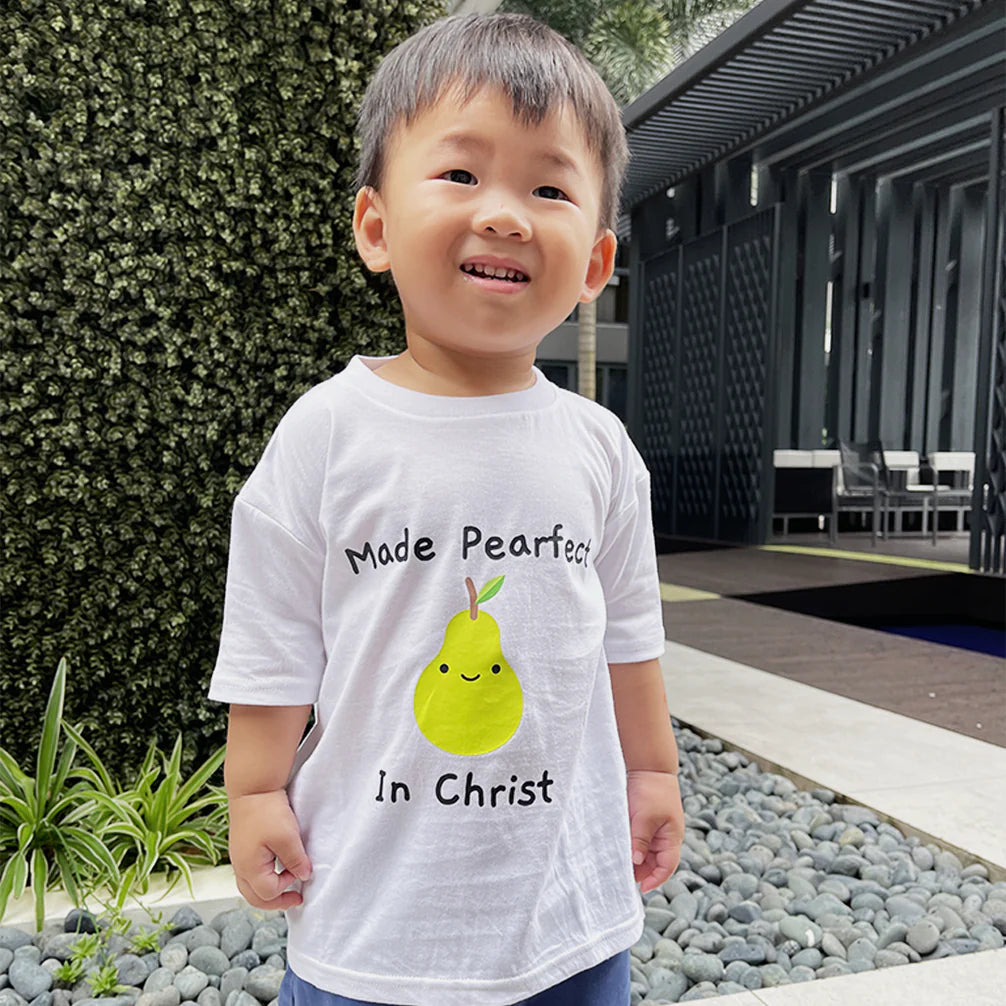 Made Pear-fect in Jesus | Kids T-Shirt