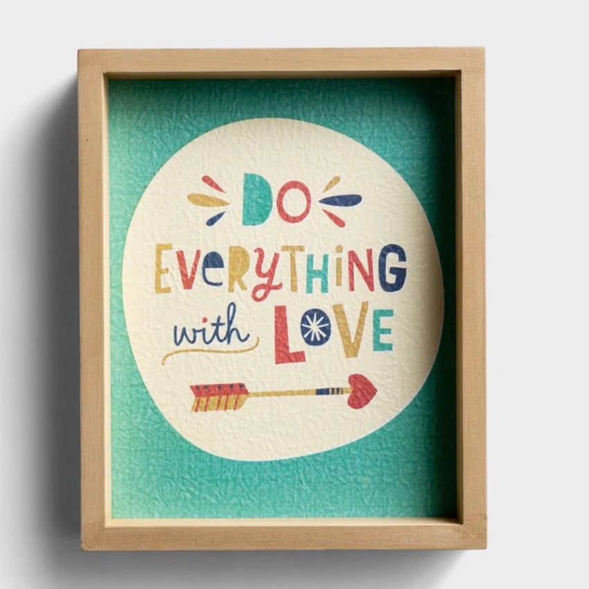 Do Everything With Love | Framed Wall Art
