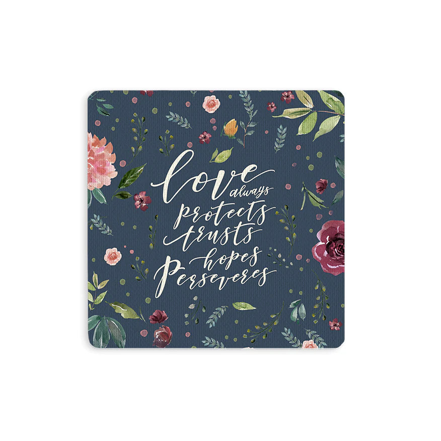 Love Always Protects | Coaster