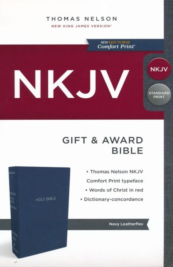 NKJV Gift and Award Bible Blue
