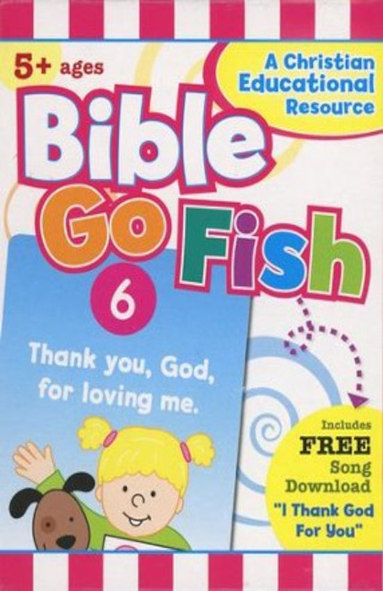 Bible Go Fish Christian 50-Count | Game Cards