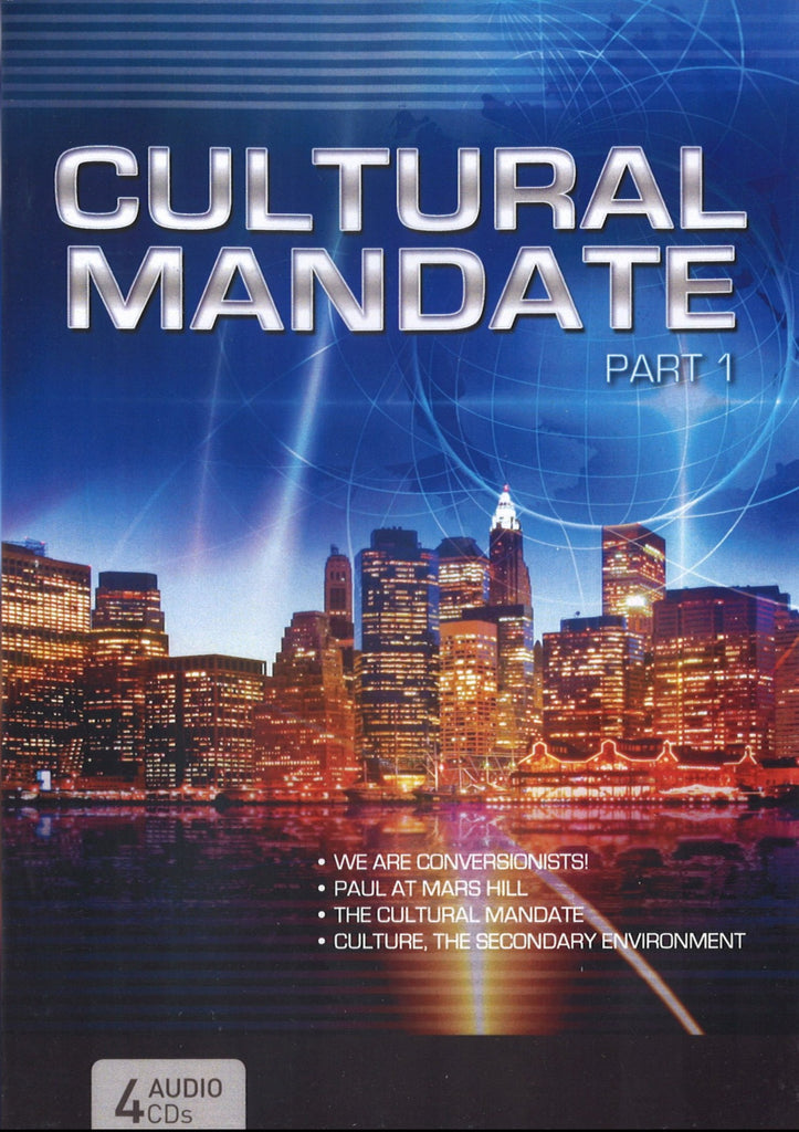 Cultural Mandate (Blue Cover) Part 1, 4CD