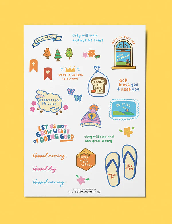 Blessed | Journaling Sticker Sheet