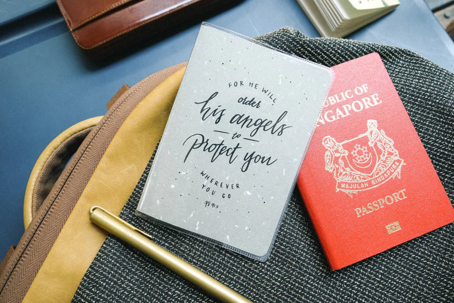 For He will order His angels to protect you wherever you go | Passport Cover