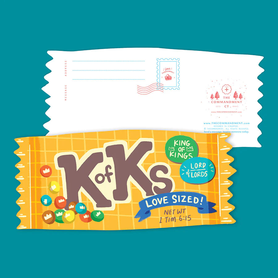 King of Kings Colorful Chocolate  | LOVE SUPERMARKET Card