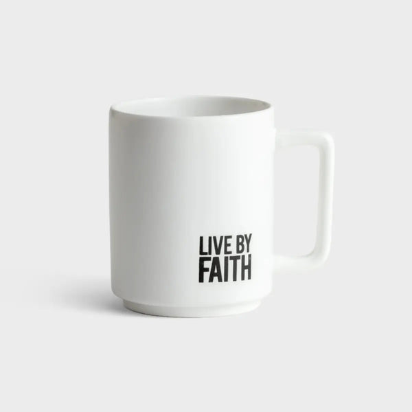 Live By Faith | Matte Cafe Mug