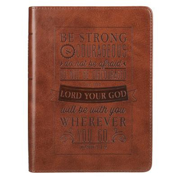Joshua 1:9 Inspirational Scripture | Notebook w/Ribbon