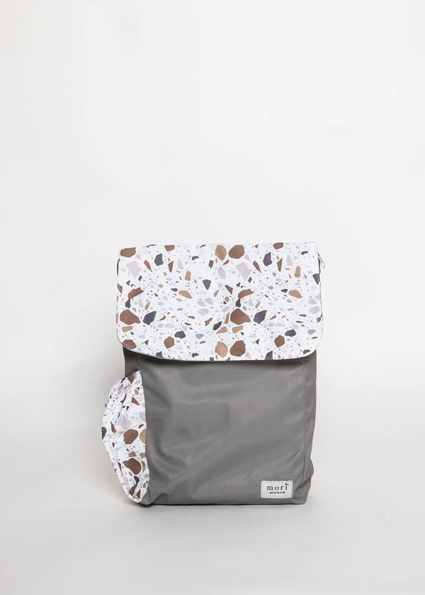 Terrazzo Grayish-Green | Utility 4-Way Washable Bag