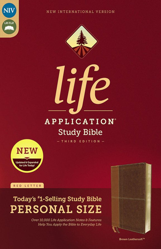 NIV Life Application Study Bible 3rd Ed Personal Size Brown