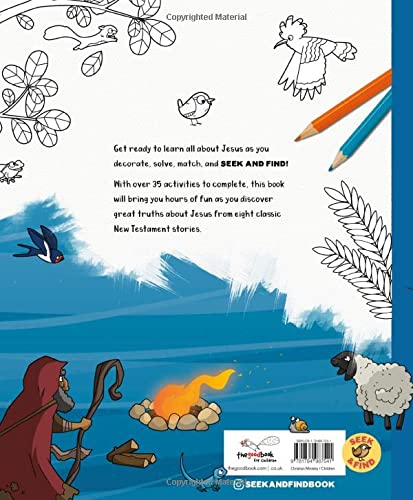 Seek and Find: New Testament Activity Book: Learn All About Jesus!