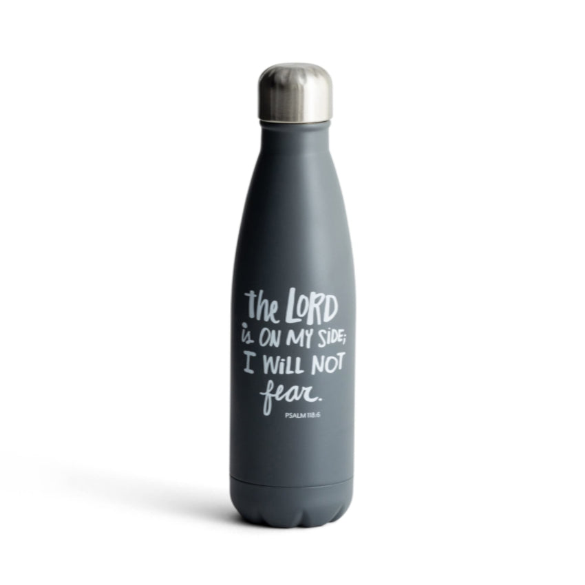 Will Not Fear | True and Write Water Bottle