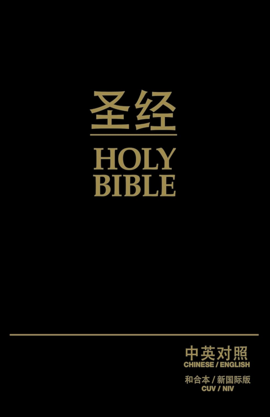 CUV Simplified/ NIV Chinese/English Bilingual Bible Black