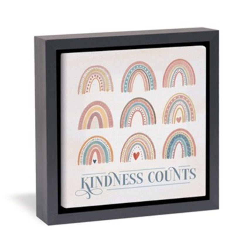 Kindness Counts | Framed Canvas