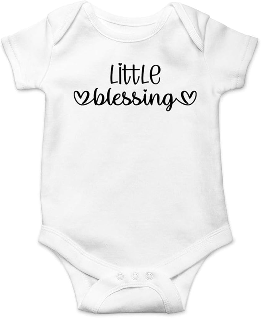 Little Blessing One Piece Romper (6 Months, White)