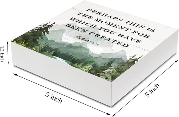Esther 4:14 Christian Desk Sign