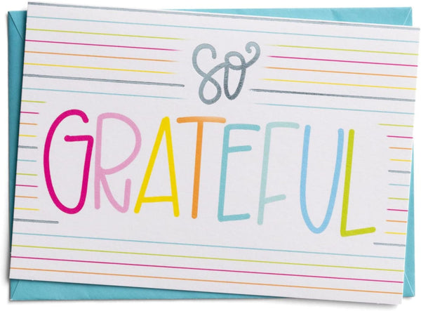 So Grateful | 10 Everyday Blank Note Card Set with Envelopes