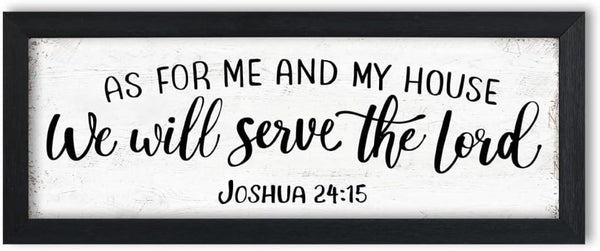 As For Me And My House Bible Verses Scripture Wall Décor
