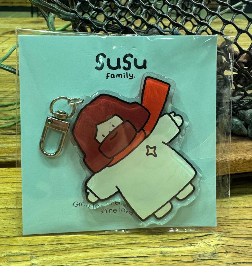 Susu Family Jesus Hug Keychain