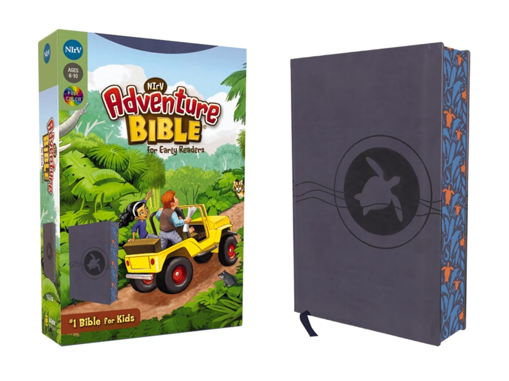 NIrV Adventure Bible for Early Readers Leathersoft Blue