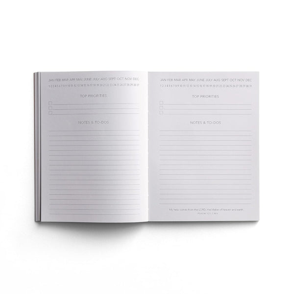 Be Strong & Courageous | 12 Month Undated Planner