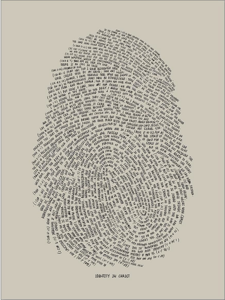 God's Fingerprints Beige Wall Art
