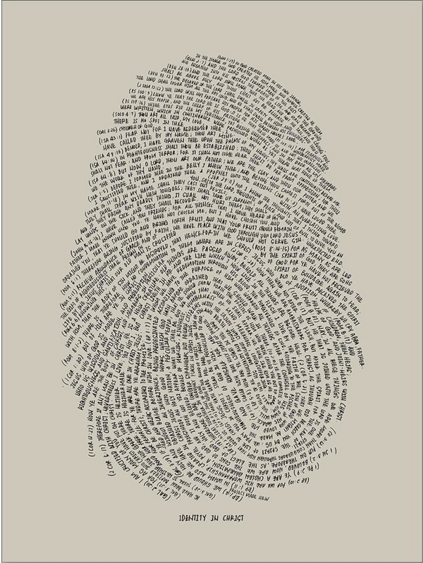 God's Fingerprints Beige Wall Art