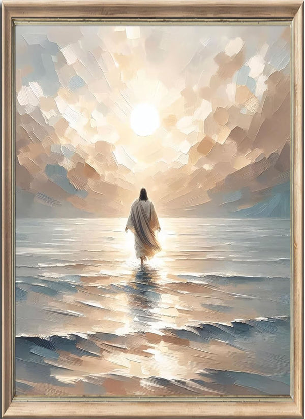 Jesus Walking on Water Wall Art