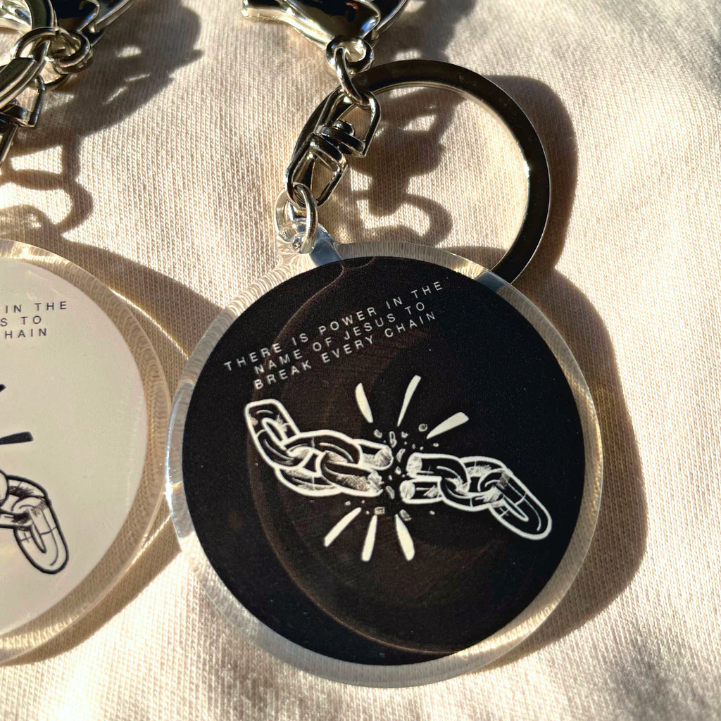 Break Every Chain (Black) | Keychain