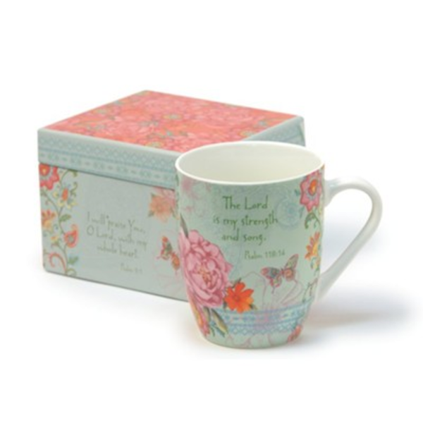 The Lord Is My Strength Boxed Mug