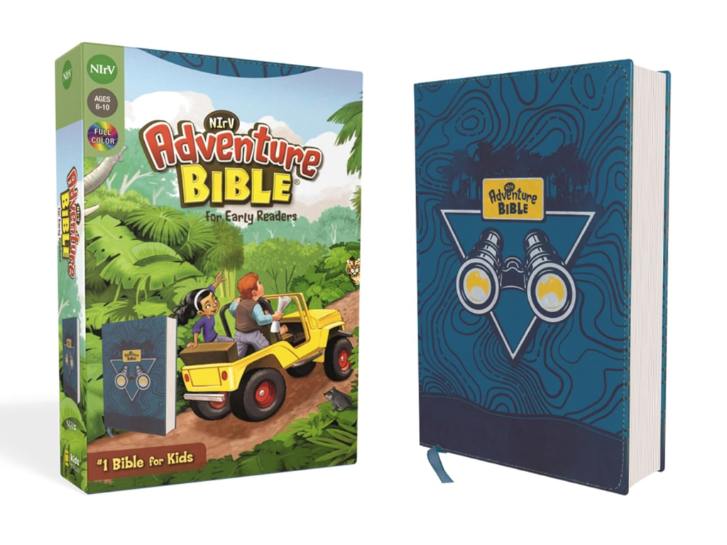 NIrV Adventure Bible for Early Readers Leathersoft Blue