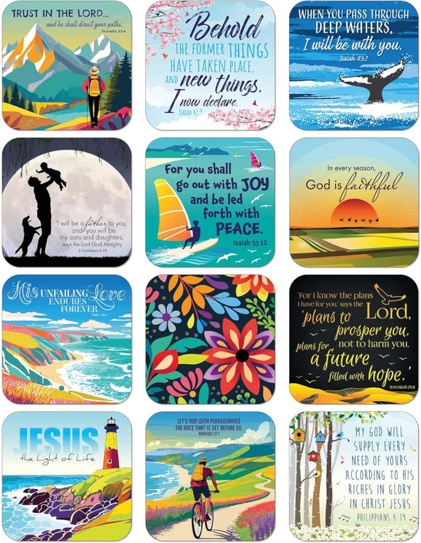 Christian Cork Backed Coasters