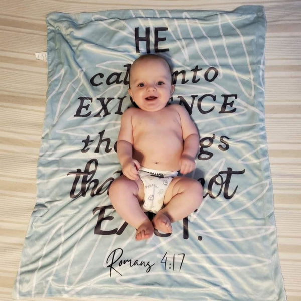 Mr. Pen- Bible Verse on Baby Blanket, 25 X 38 Inch