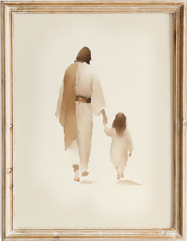 The Way He Leads | Christian Wall Art Jesus Poster Décor