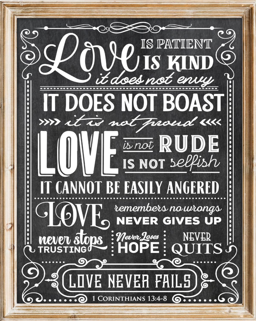 Love is Patient Art Print