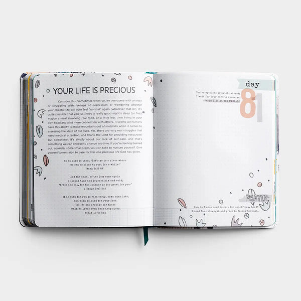 100 Days of Less Hustle More Jesus | Devotional Journal