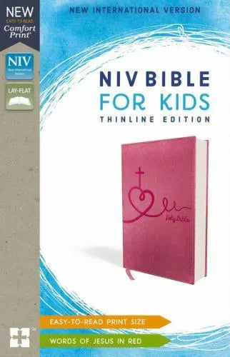Niv Bible for Kids Thinline Comfort Print, Pink