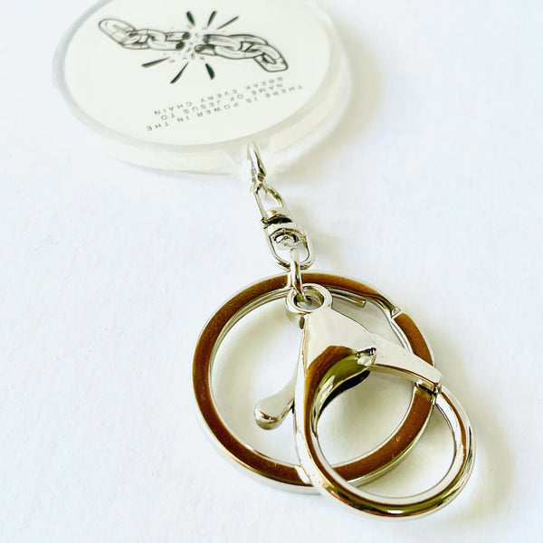 Break Every Chain (Off White) | Keychain