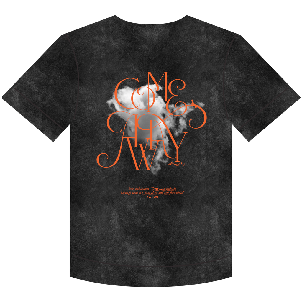 Come Away Black Acid Wash T-shirt (Limited Edition)