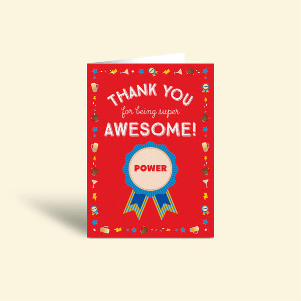 Super Hero | Thank You Card