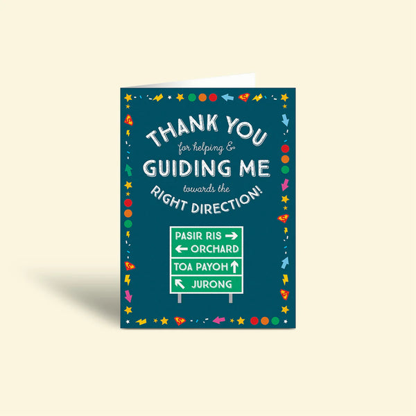 Right Direction | Thank You Card