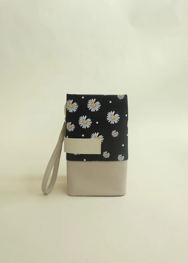 Daisy Polka Bone | Organiser Pouch