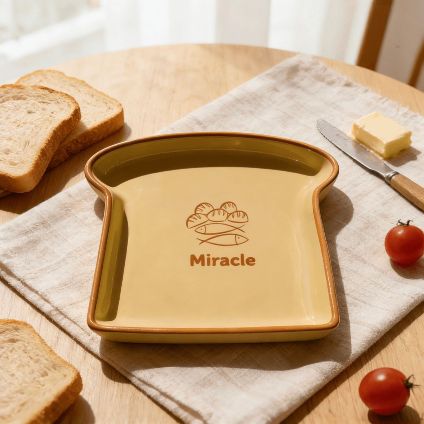 Five Loaves Two Fishes Plate