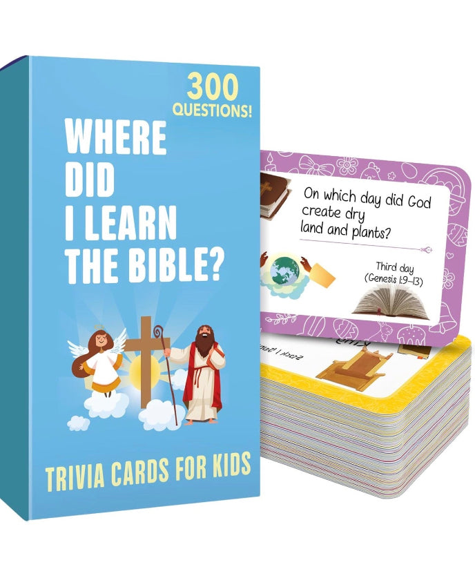QUOKKA 300 Engaging Bible Trivia Card Questions