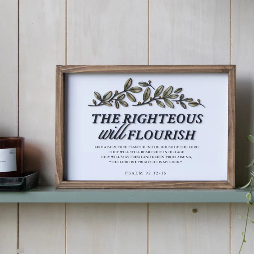 Blessed Be | The Righteous Will Flourish {size S}(JL033S)