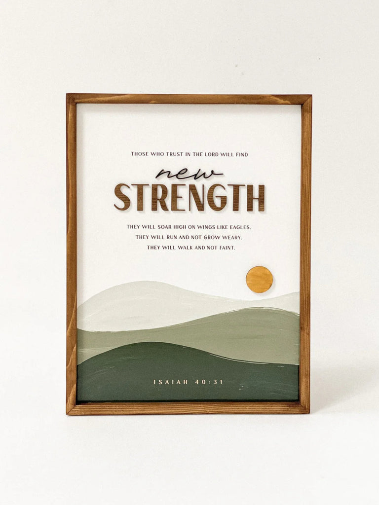 Blessed Be | New Strength {Isaiah 40:31} (JP019M)