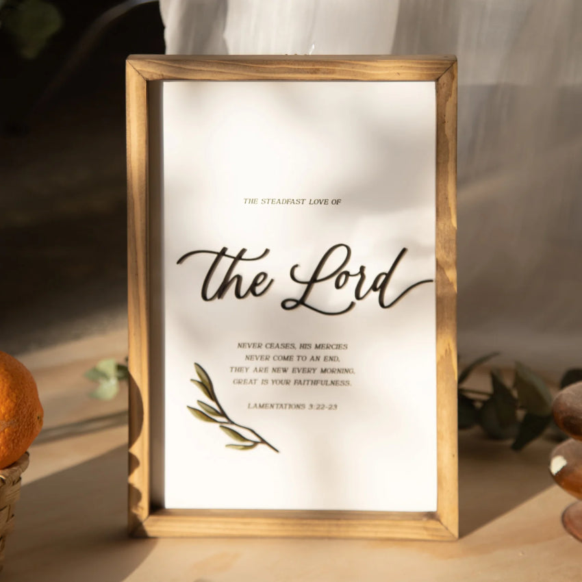 Blessed Be | The Steadfast Love Of The Lord {Lamentations 3:22-23} (JP035S)