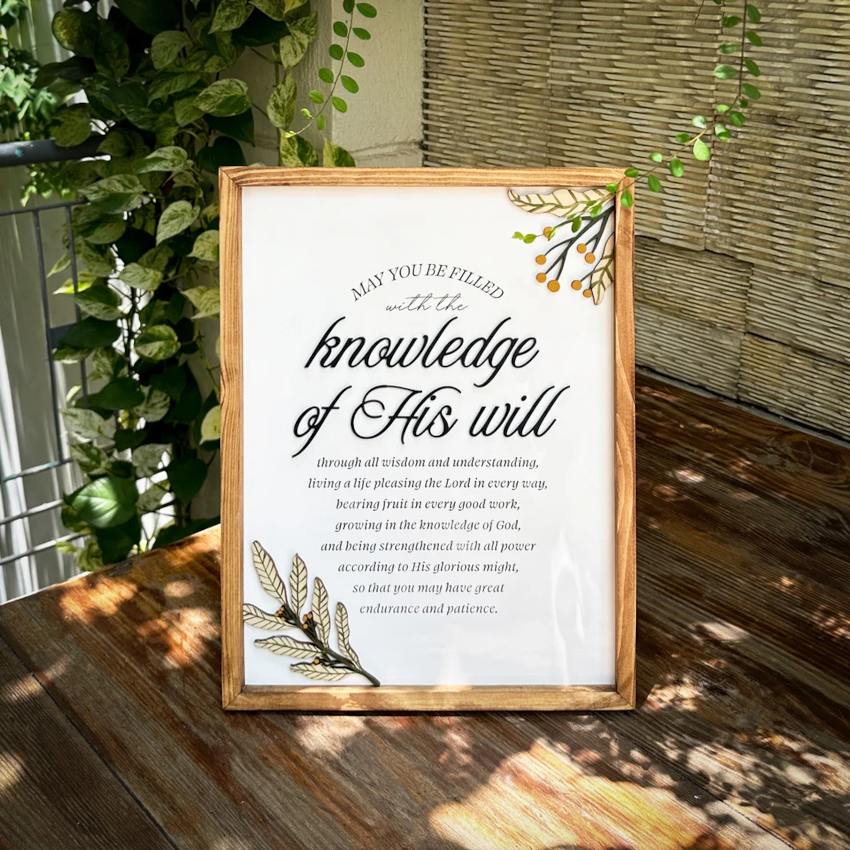 Blessed Be | May You Be Filled {Colossians 1:9-11} (JP072M)