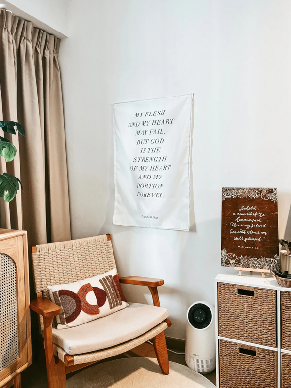 Psalm 73:26 | Wall Tapestry